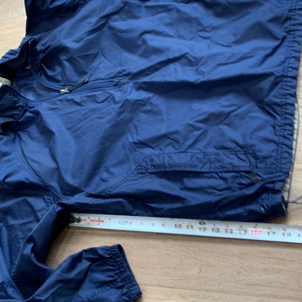 Vintage L.L. Bean Classic Men’s XL Tall Blue Nylon Pullover Windbreaker - Picture 7 of 11
